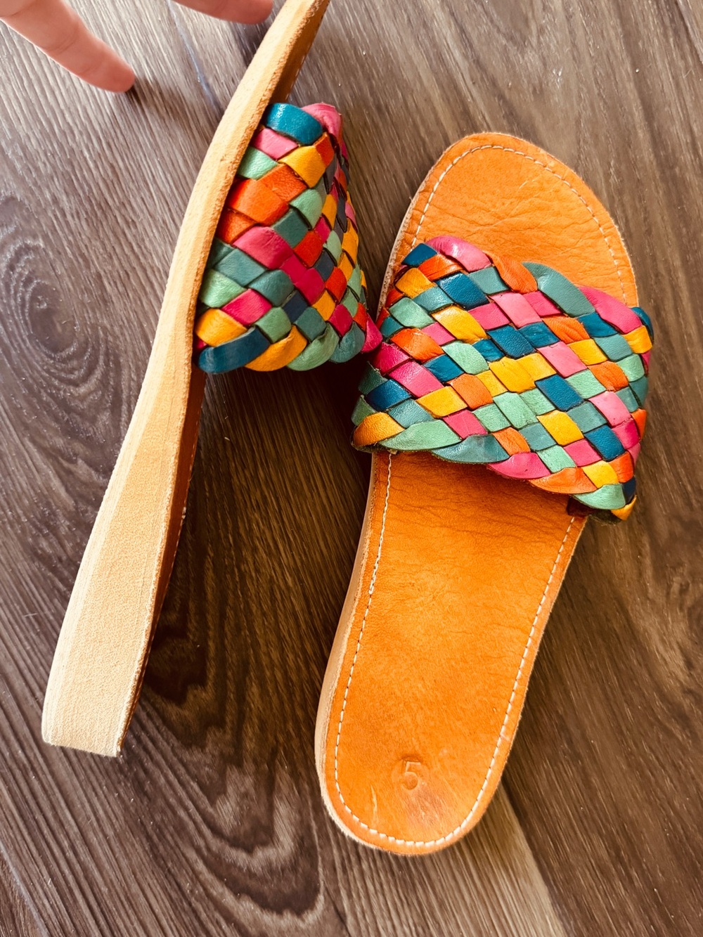 Colorful Handwoven Slide Sandals